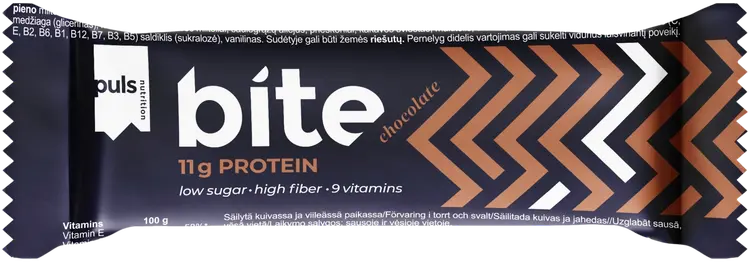 PULS Bite suklaa proteiinipatukka vähäsokerinen 35g