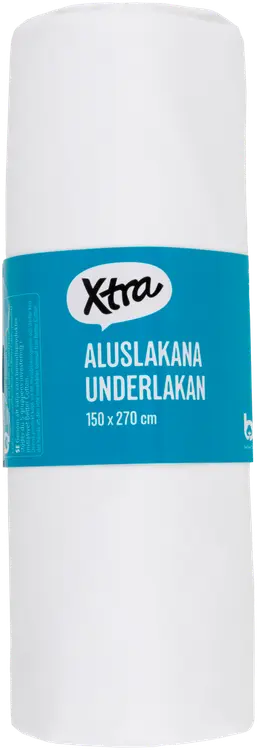 Xtra aluslakana Uni 150 x 270 cm valkoinen