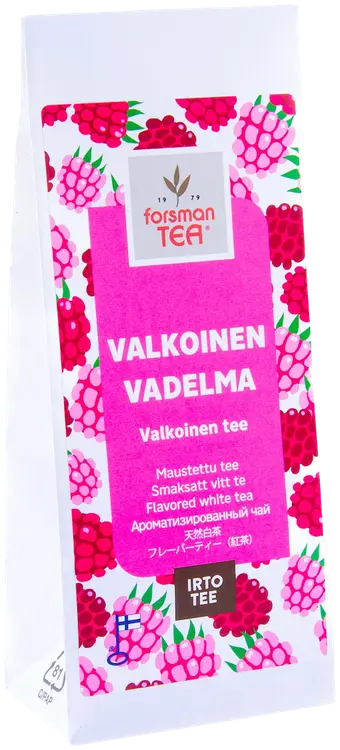 Forsman tea Valkoinen Vadelma maustettu valkoinen tee 30 g