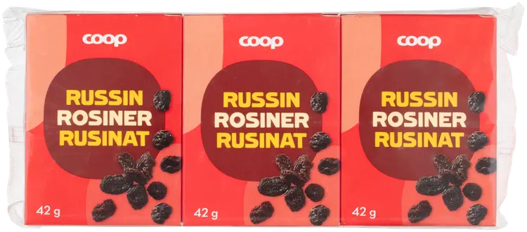 Coop rusinat 6 x 42g