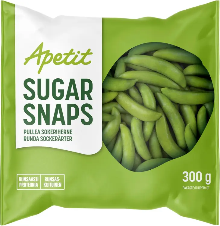 Apetit Sugar Snaps pullea sokeriherne pakaste 300g