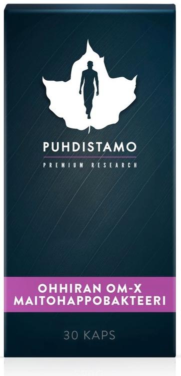 Puhdistamo Premium ResearchOhhira OM-X Maitohappobakteeri 30 kaps