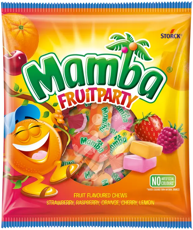 Mamba Fruit party Hedelmätoffeesekoitus 140g