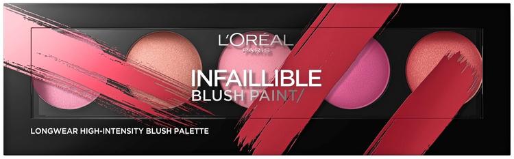 L'Oréal Paris Infaillible Blush Paint 01 Pink Gouaches -poskipunapaletti