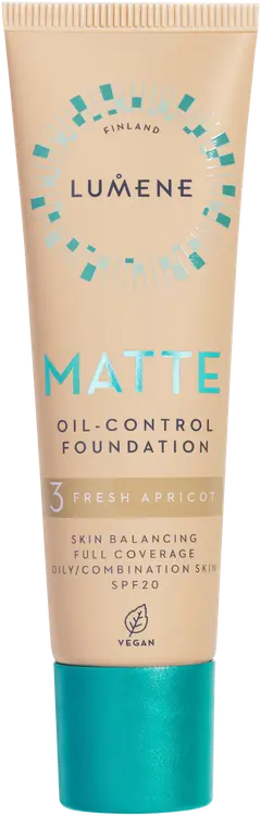 Lumene Matte Oil-control Mattameikkivoide SPF20 3 Fresh Apricot 30 ml