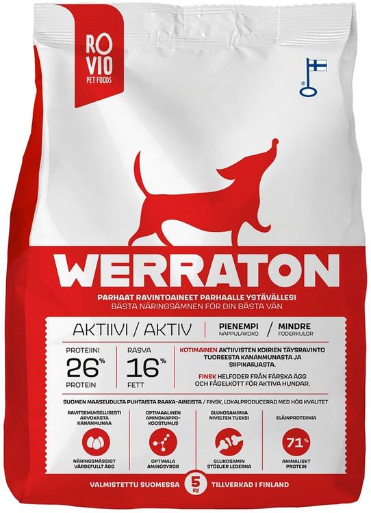 Rovio Pet Foods Werraton Aktiivi 5 kg