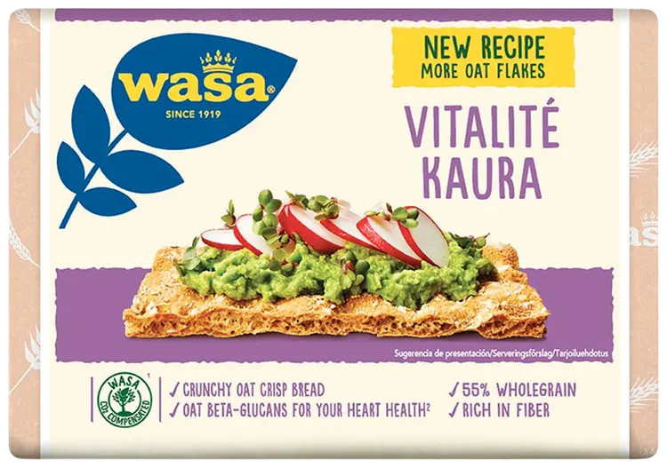Wasa Vitalite Kaura näkkileipä 280g