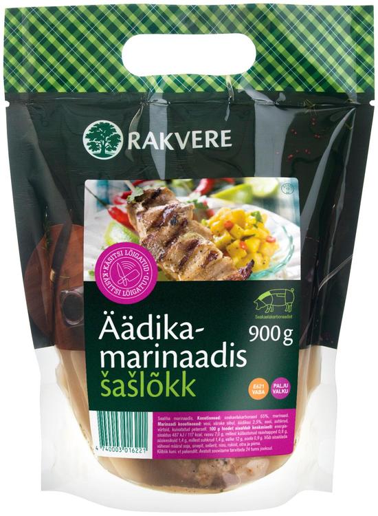 Äädikamarinaadis šašlõkk 900g