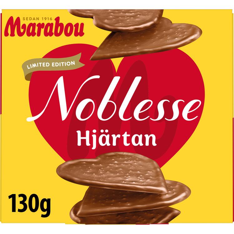 Marabou Noblesse hjärtan praliner 130g