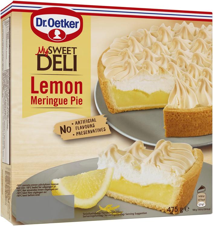 Dr. Oetker My Sweet Deli Lemon Meringue Pie pakastekakku 475g