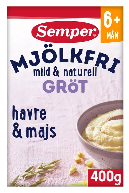 Semper Maidoton Puuro kaura & maissi 6kk puurojauhe 400g