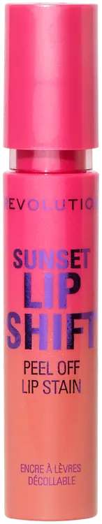 Makeup Revolution sunset lip shift kevyesti kuoriva ja hoitava huulivoide 4g sunset  pink