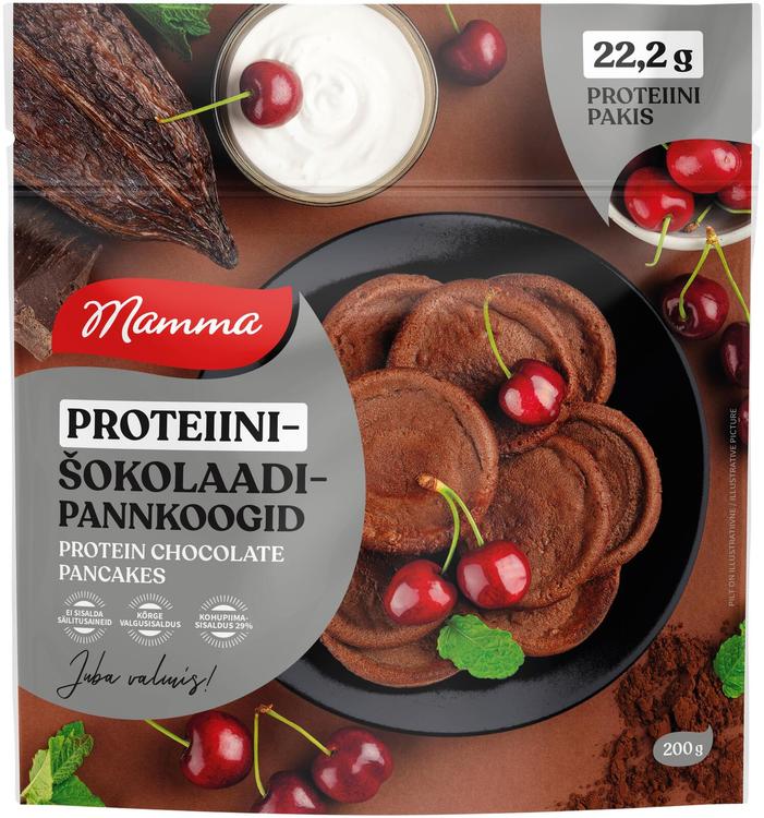 Mamma Proteiini-Sokolaadipannkoogid 200G