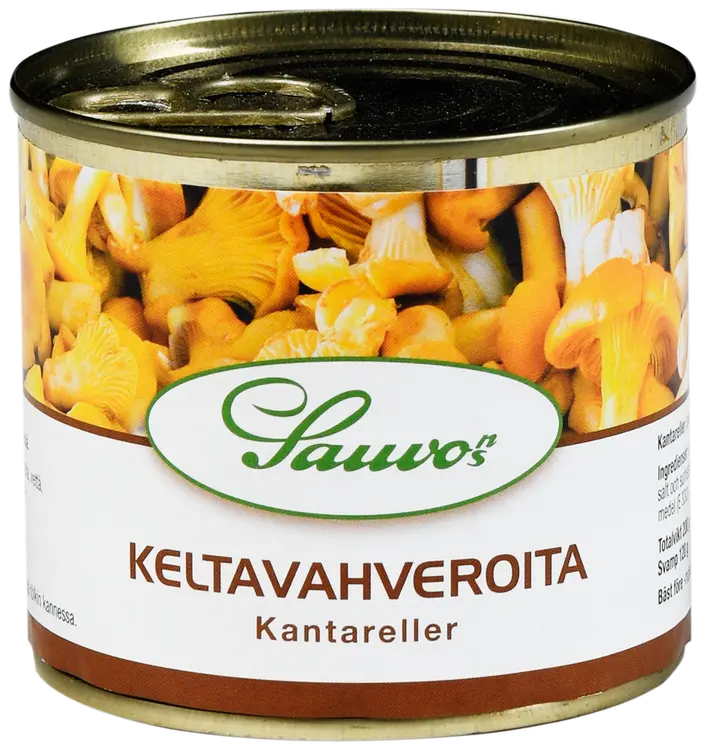 Sauvon 200/120 g miedossa suolaliemessä keltavahveroita