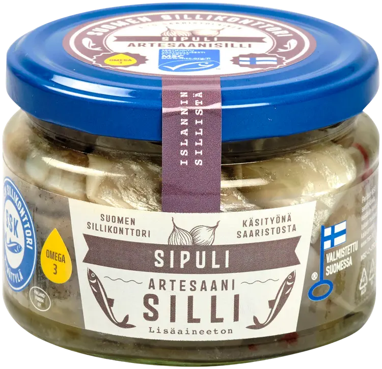 Suomen Sillikonttori Sipuli Artesaani-silli 280g MSC