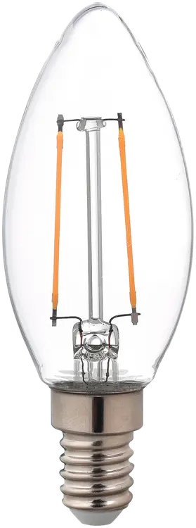 Airam LED 2,5W kynttilä filamentti E14 250lm 2700K