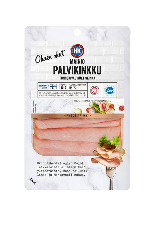 HK Ohuen ohut Mainio palvikinkku 150 g