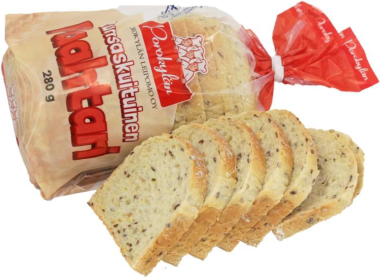Porokylän Paahtari 280 g siivutettu vehnäsekavuokaleipä