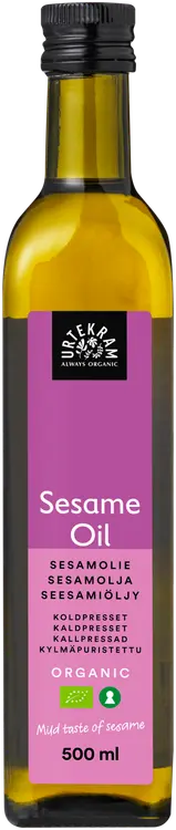 URTEKRAM Luomu Kylmäpuristettu Seesamiöljy 500ml