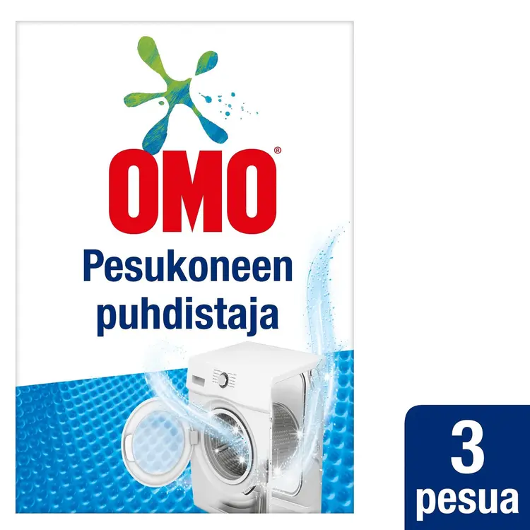 Omo Pesukoneenpuhdistaja 3x40g