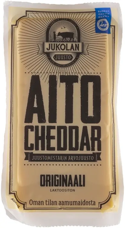 Jukolan Juusto Aito Cheddar Originaali 160 g