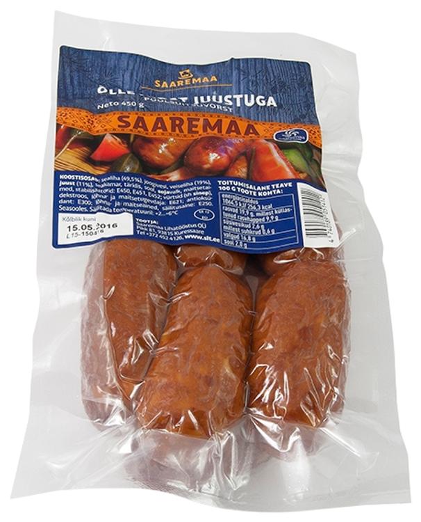Saare poolsuitsu õllevorst juustuga 450G