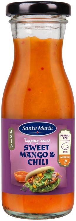 Santa Maria 155ml Topping Sauce Sweet Mango & Chili kastike
