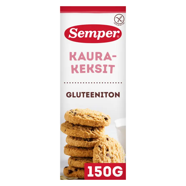 Semper Gluteeniton Kaurakeksi