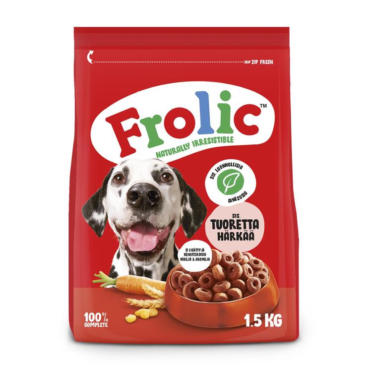 Frolic Härkä koiran kuivaruoka 1,5kg