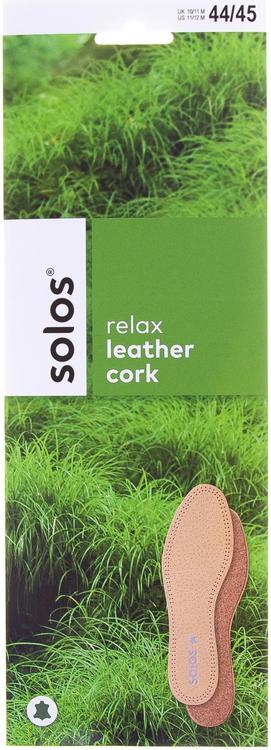 Solos pohjallinen Leather Cork koko 44/45