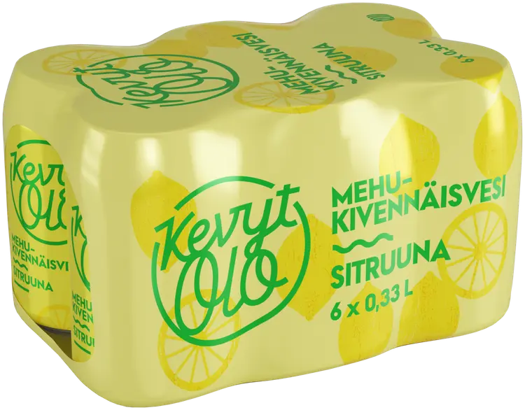 6xKevytOlo Sitruuna mehukivennäisvesi 0,33 l tlk