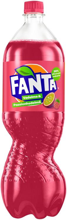 Fanta Vadelma & Passionhedelmä virvoitusjuoma muovipullo 1,5 L