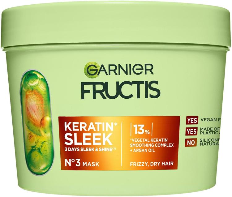 Juuksemask Fructis Keratin Sleek 370ml