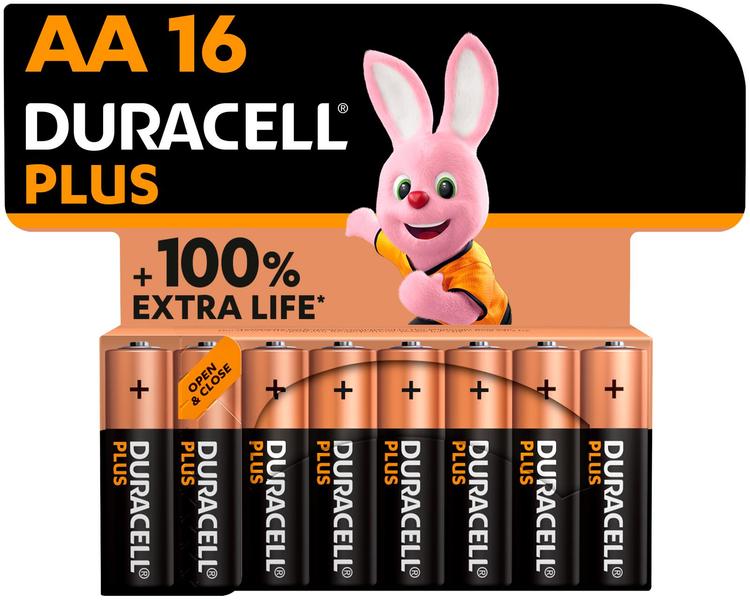 Duracell Plus Power AA alkaliparisto 16 kpl