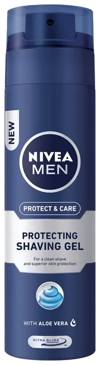 NIVEA MEN 200ml Protect & Care Protecting Shaving Gel -parranajogeeli
