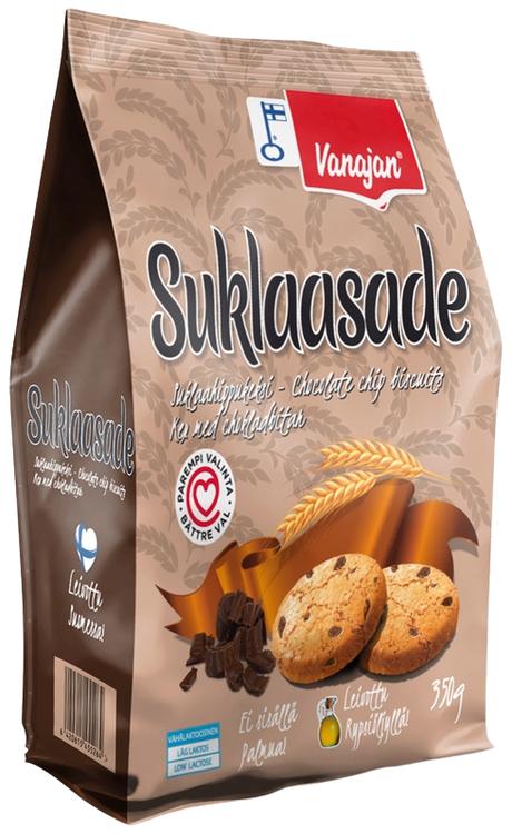 Vanajan Suklaasade suklaahippukeksi 350g