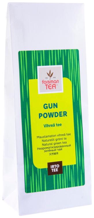 Forsman tea Gun Powder vihreä maustamaton tee 100 g