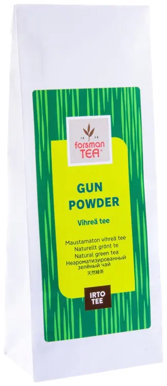 Forsman tea Gun Powder vihreä maustamaton tee 100 g