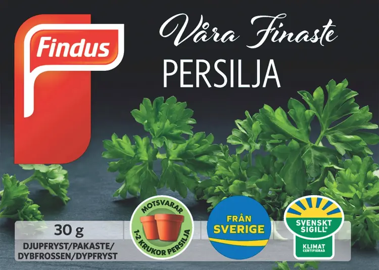 Findus Våra Finaste Persilja 30g, pakaste