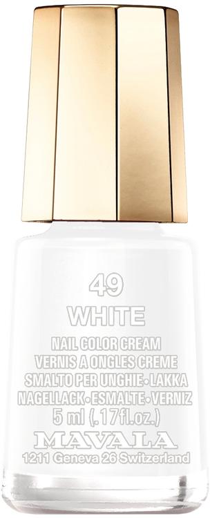 Mavala 5ml Nail Polish 49 White kynsilakka