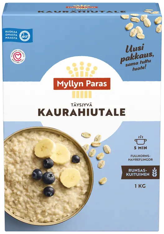 Myllyn Paras Täysjyvä Kaurahiutale 1kg