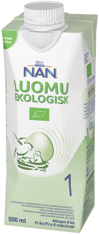 Nestlé NAN 1 Äidinmaidonkorvike Luomu 500ml