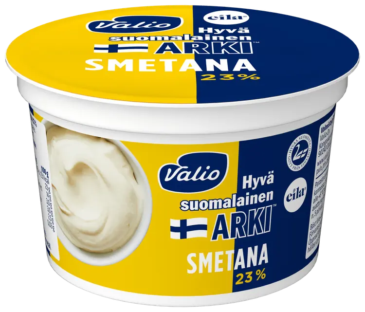 Valio Hyvä suomalainen Arki® smetana 23 % 180 g laktoositon