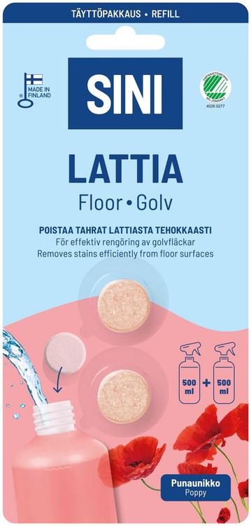 SINI Lattiapuhdistusaine täyttöpakkaus - 2 tablettia