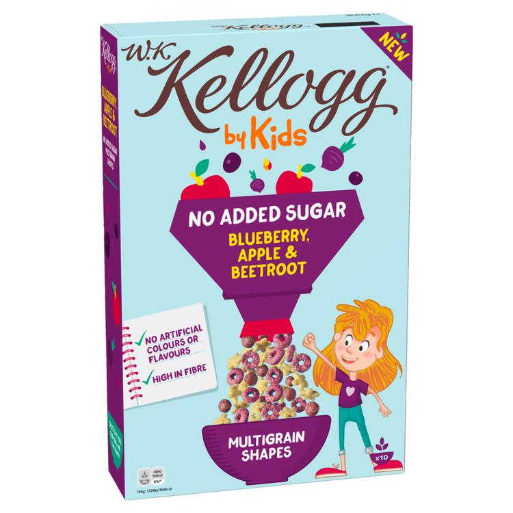 W.K KELLOGG by kids No added sugar Blueberry, Apple, Beetroot 300g