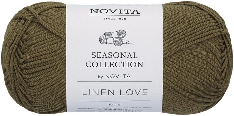 Novita lanka Linen Love 100g teenlehti