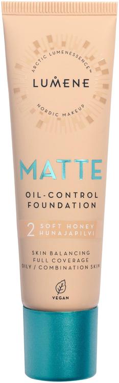 Lumene Matte Oil-control Mattameikkivoide 2 Hunajapilvi 30ml