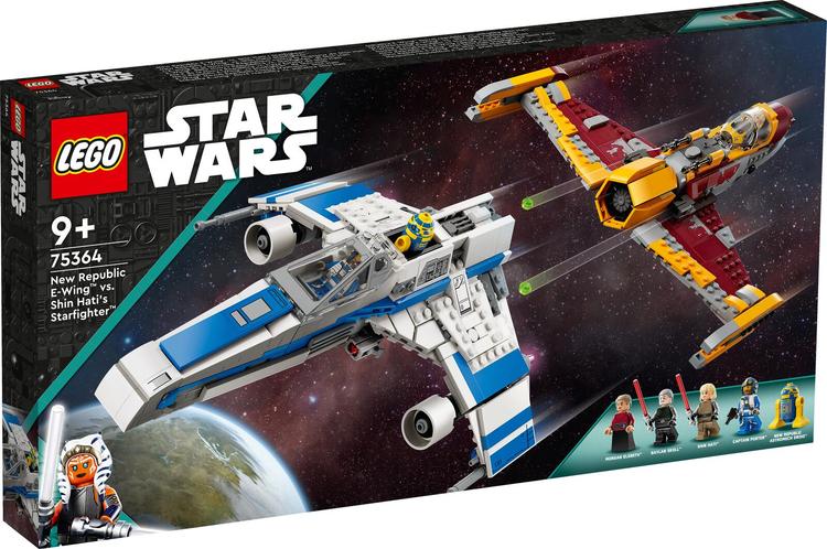 LEGO Star Wars TM 75364 Uuden Tasavallan E-wing vs. Shin Hatin tähtihävittäjä