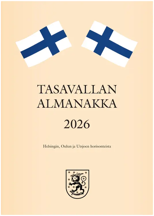 Burde Kalenteri 2026 Tasavallan almanakka