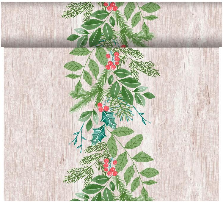 DUNI Dunicel®-poikkiliina 3in1 0,4 x 4,8 m Winter Greenery